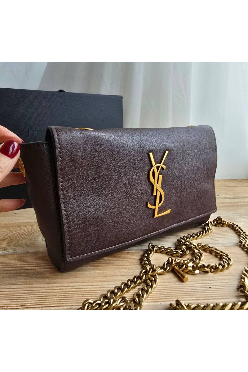 Yves Saint Laurent Кожаная сумка Kate 25x14 см