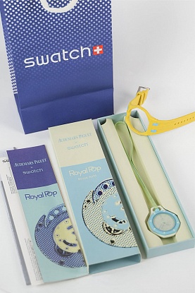 Часы Audemars Piguet × Swatch Royal Pop Blaue Acht premium 