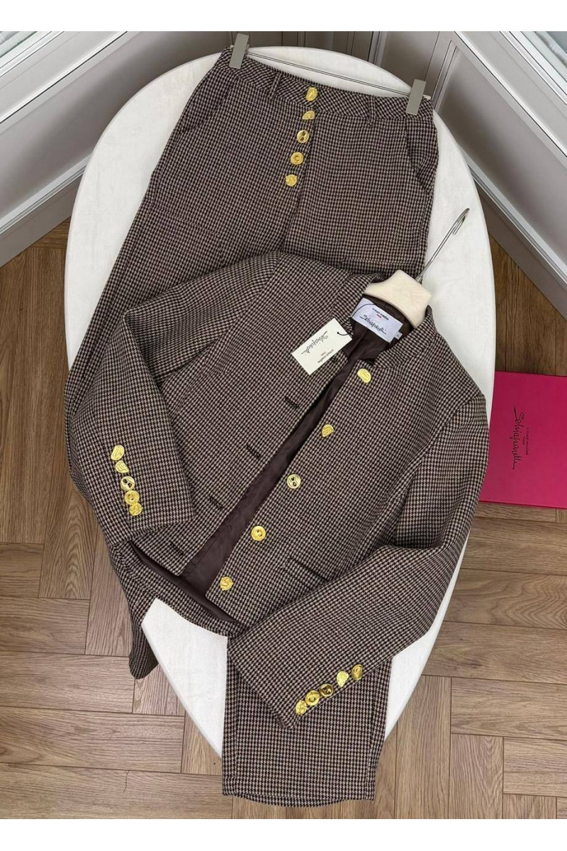 Schiaparelli Женский классический костюм premium - Brown