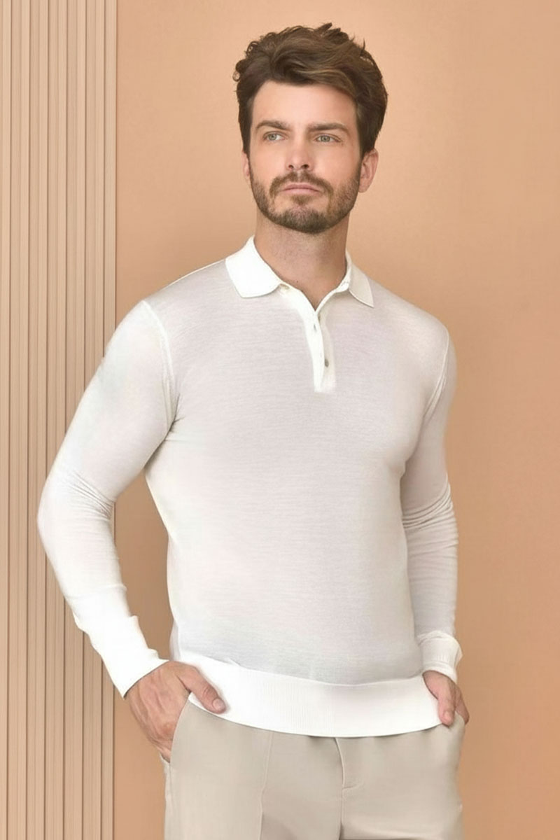 Loro Piana Поло с длинным рукавом Premium - Beige