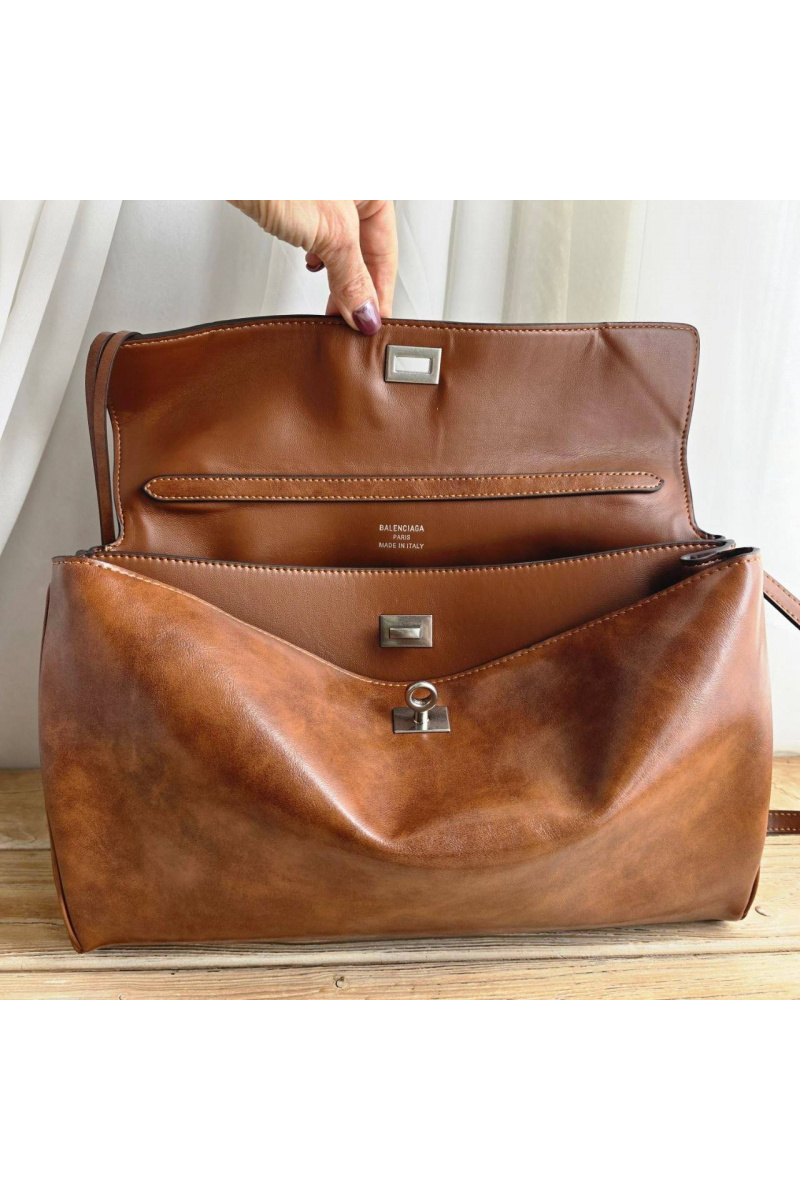 Balenciaga Кожаная сумка Rodeo Medium 28x20 см