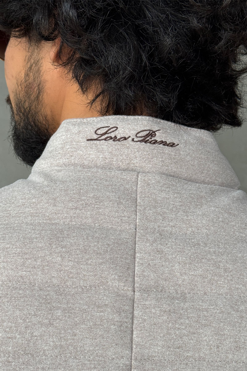 Loro Piana Мужской бежевый жилет 