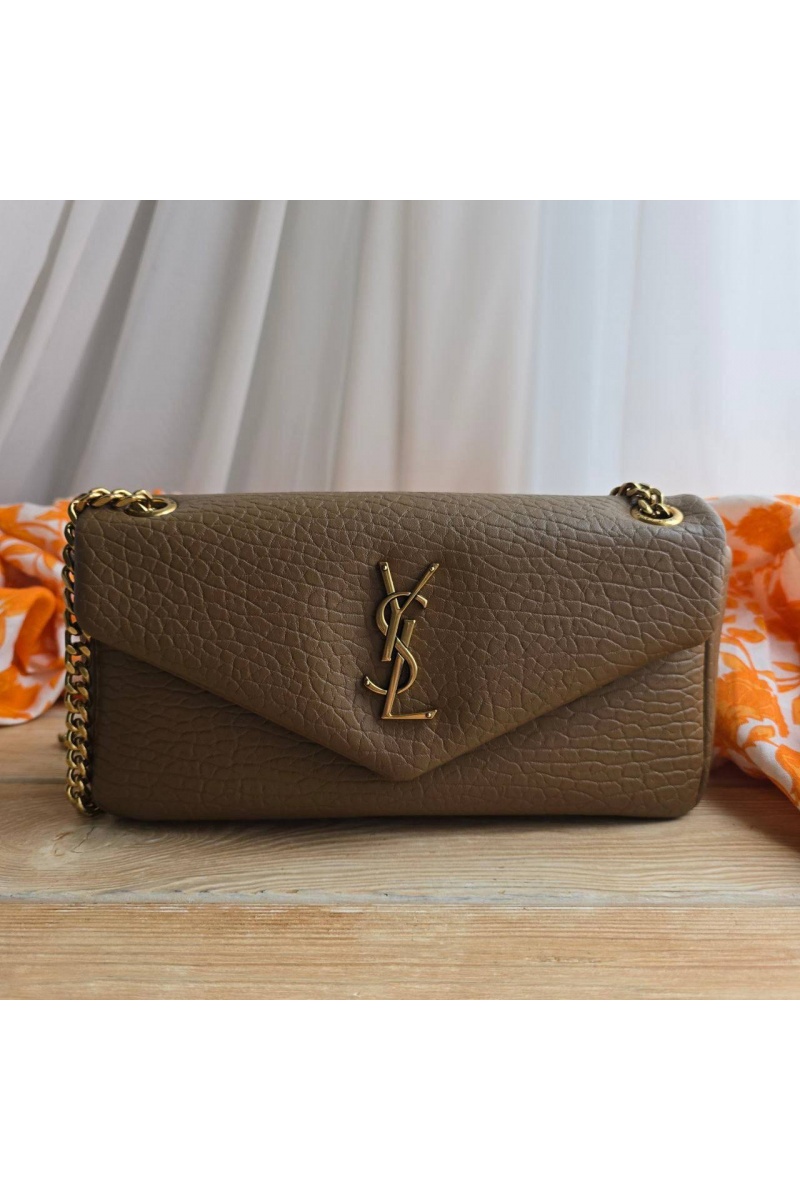 Yves Saint Laurent Кожаная сумка Calypso 27x13 см