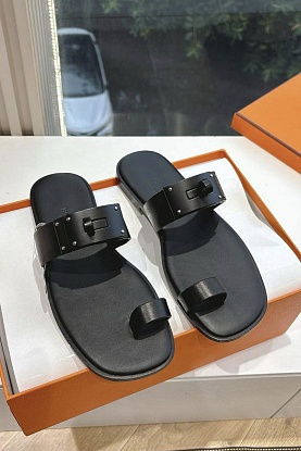 Женские кожаные шлёпанцы July Kelly premium