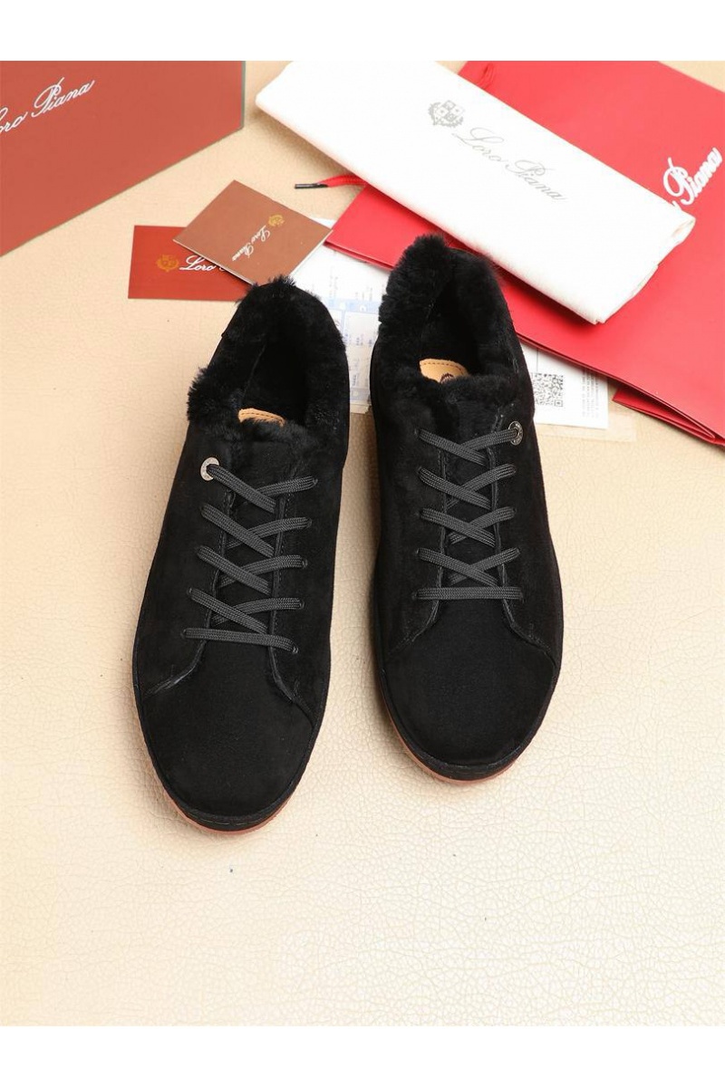 Loro Piana Зимние кроссовки с мехом 