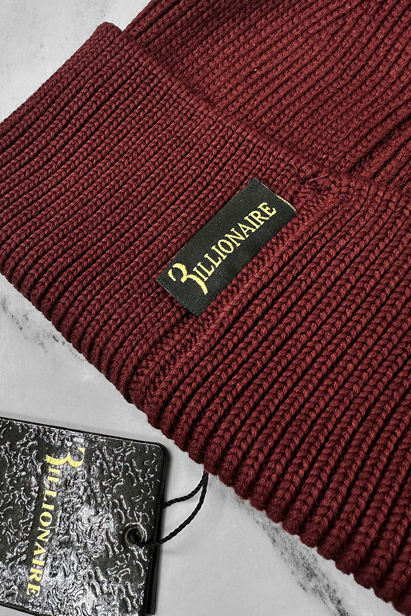 Billionaire Шапка logo-embroidered - Burgundy