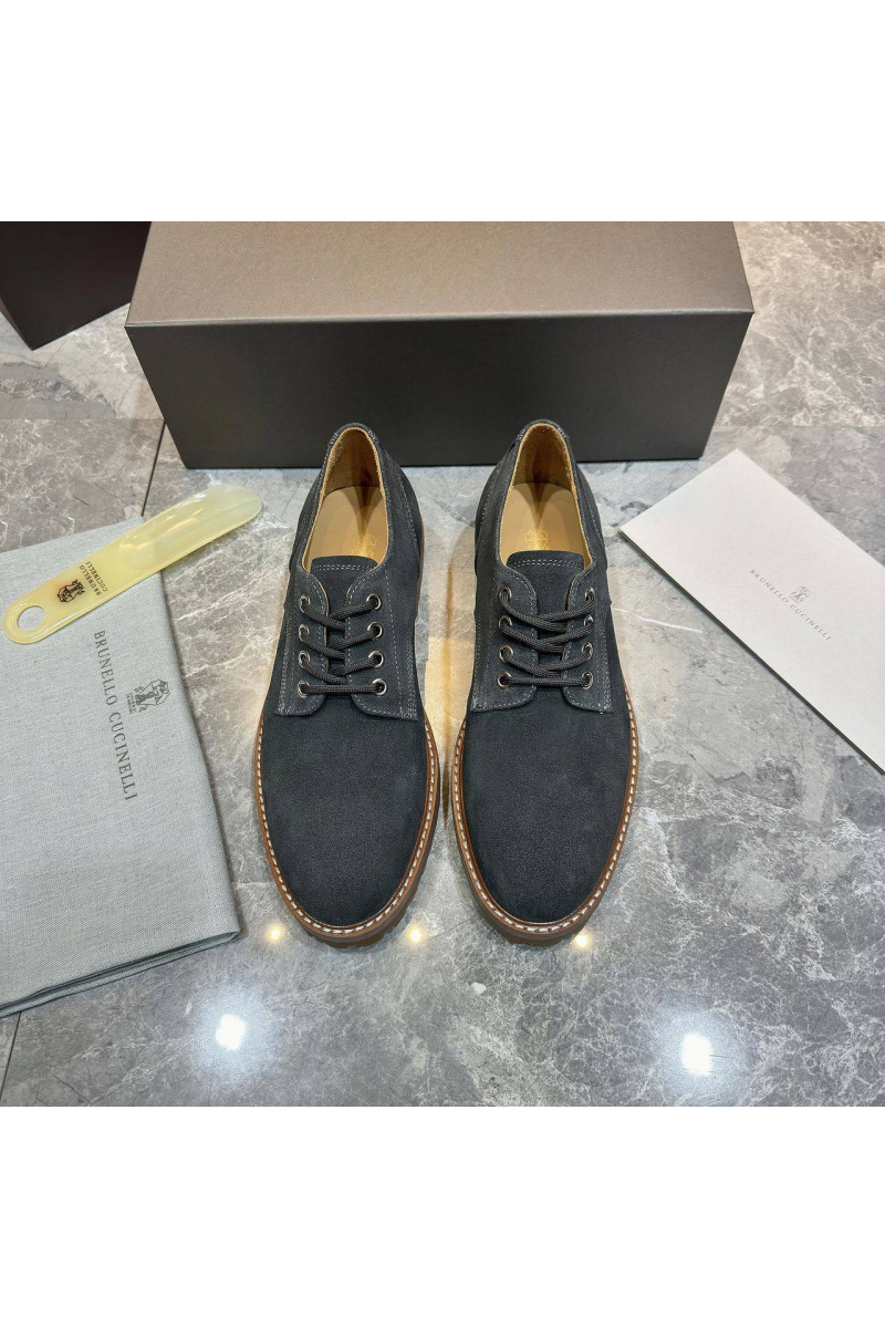 Brunеllо Сuсinеlli Замшевые ботинки серого цвета