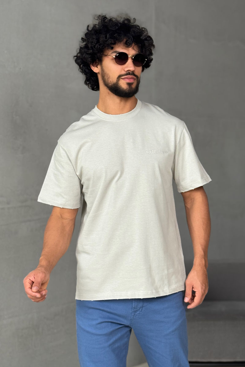 Designer Clothing Мужская серая футболка Golden Goose 