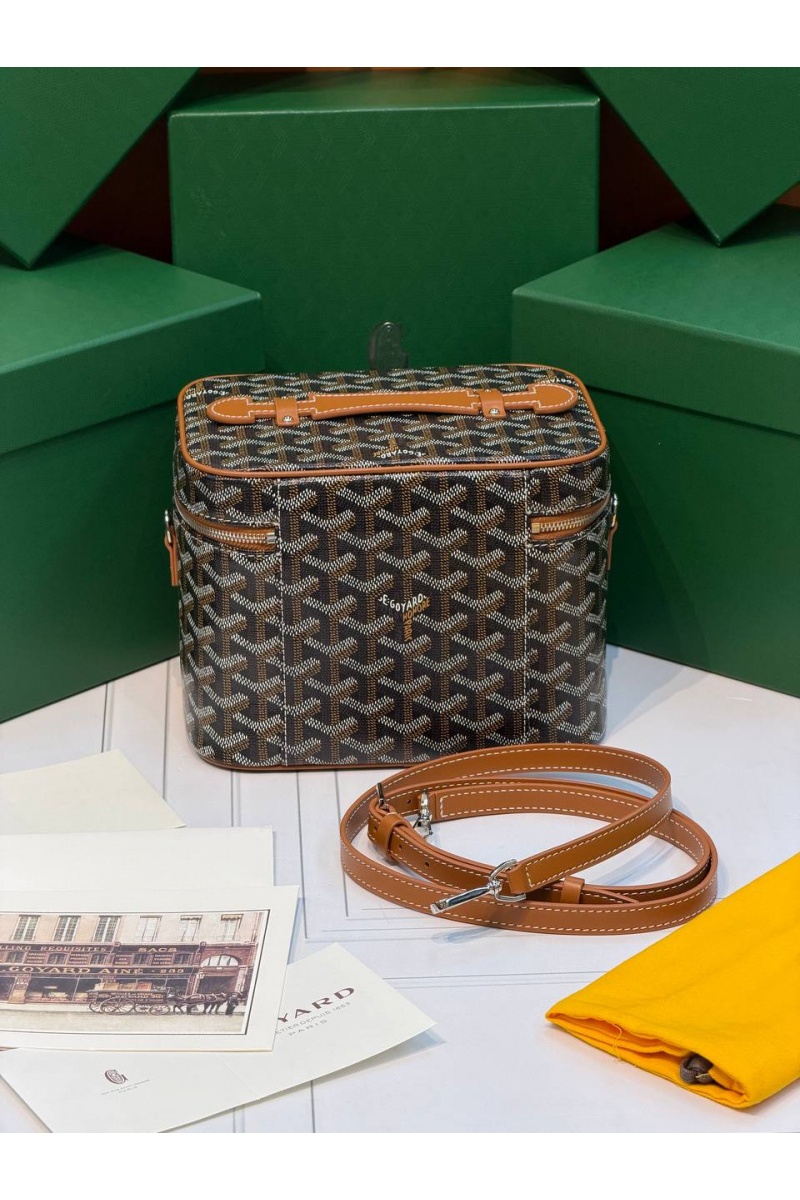 Designer Clothing Кожаная сумка Goyard Muse Vanity Case ​premium 20x16x14 см