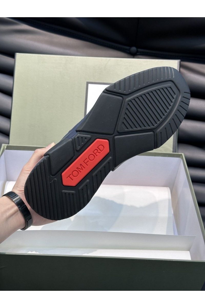 Tom Ford Мужские кроссовки синего цвета