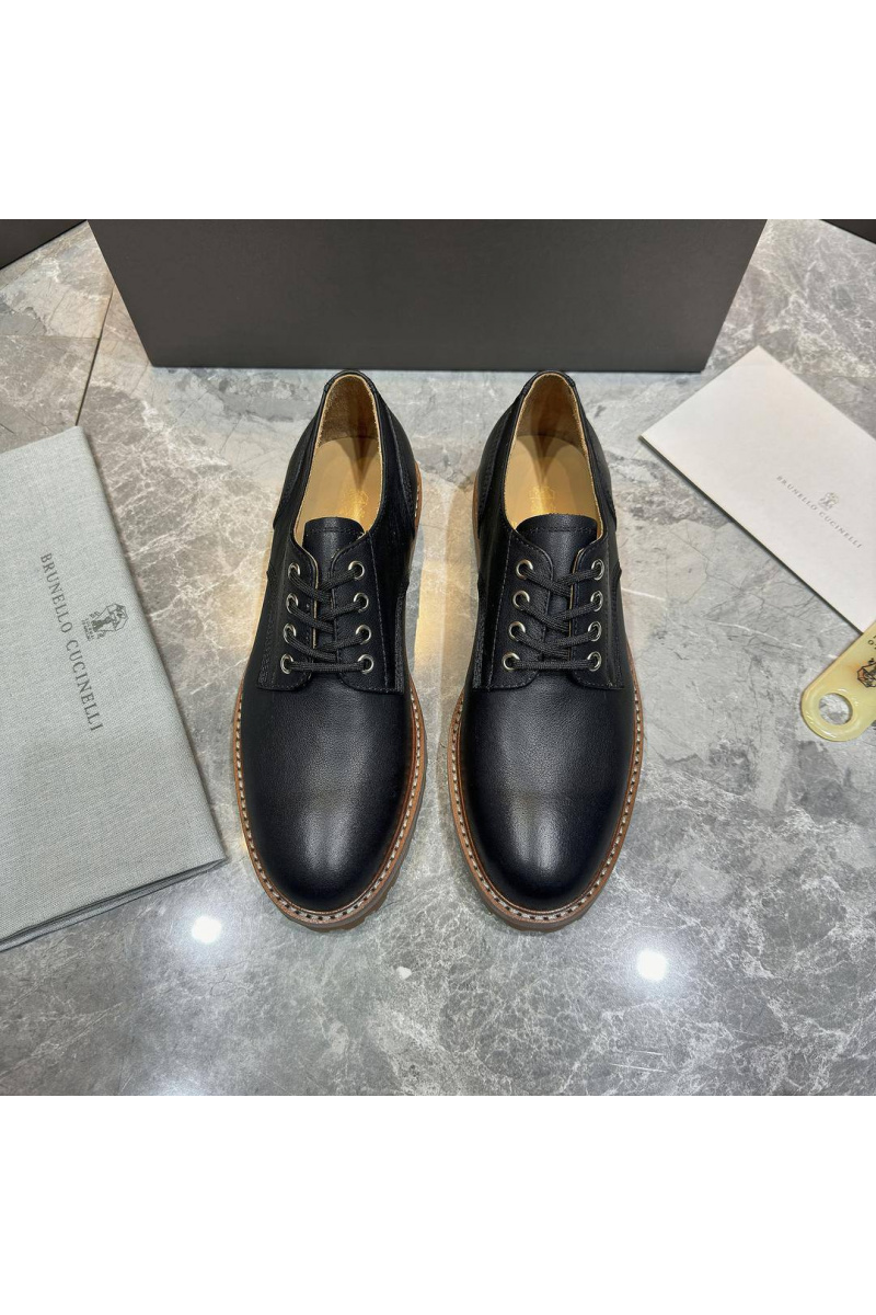 Brunеllо Сuсinеlli Кожаные ботинки чёрного цвета