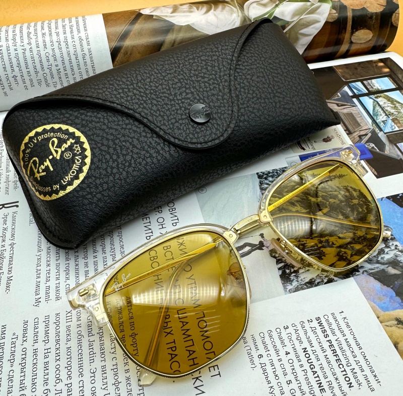 Ray-Ban Солнцезащитные очки New Clubmaster - Yellow