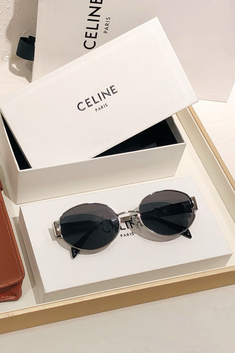 Celine Солнцезащитные очки Triomphe Metal