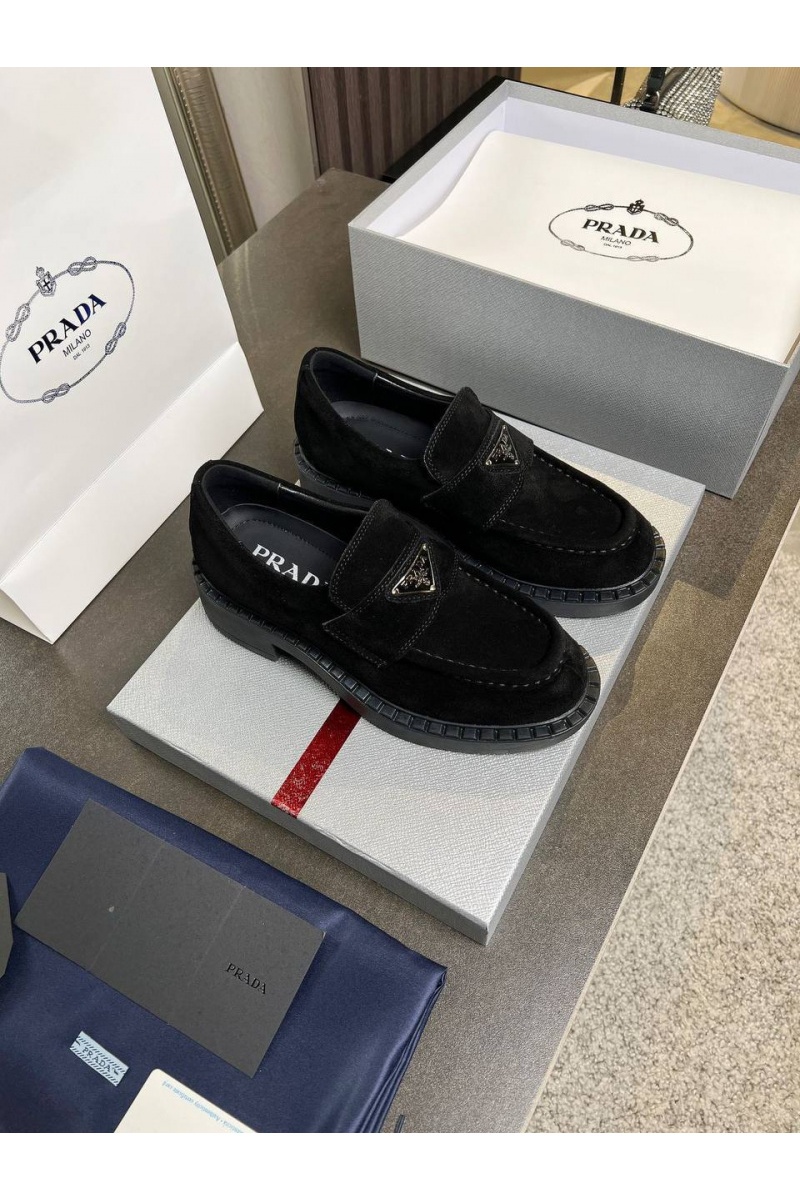Prada Мужские замшевые лоферы premium