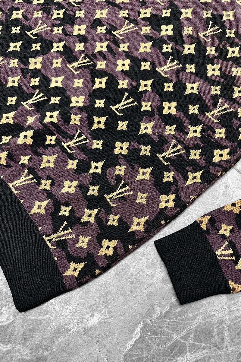 Lоuis Vuittоn Мужская кофта коричневого цвета monogram all-over