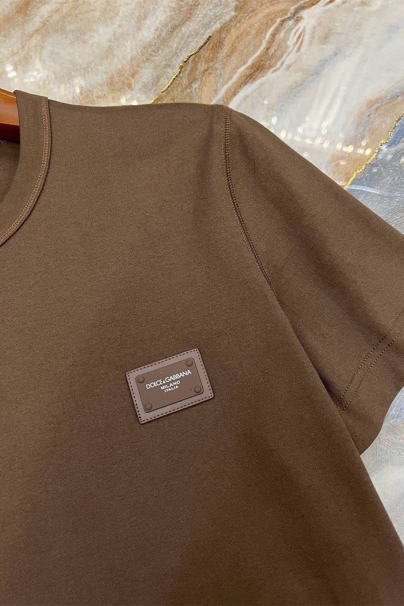 Dоlсе & Gаbbаnа Мужская футболка Premium - Сoffee