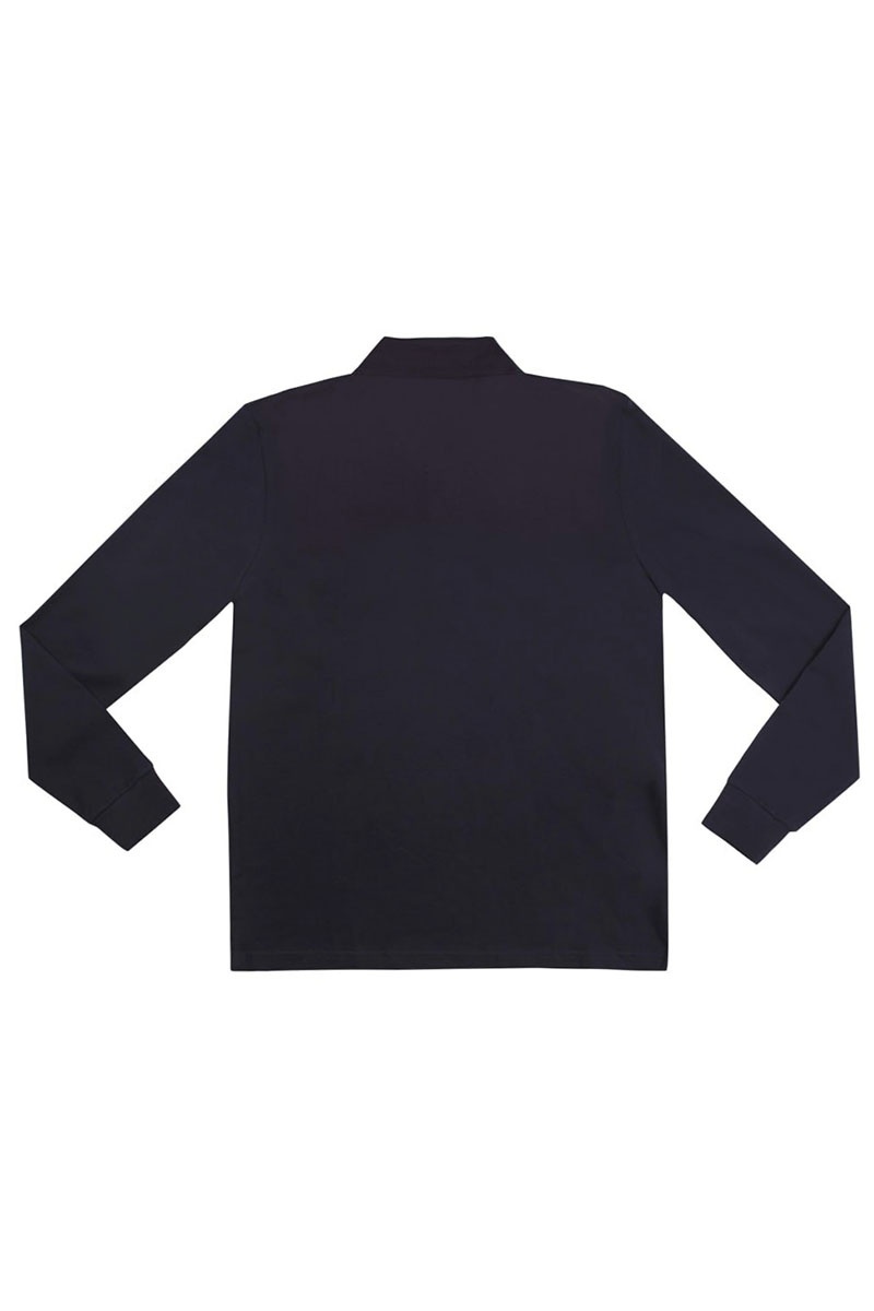 Burberry Поло с длинным рукавом TB logo - Dark Blue