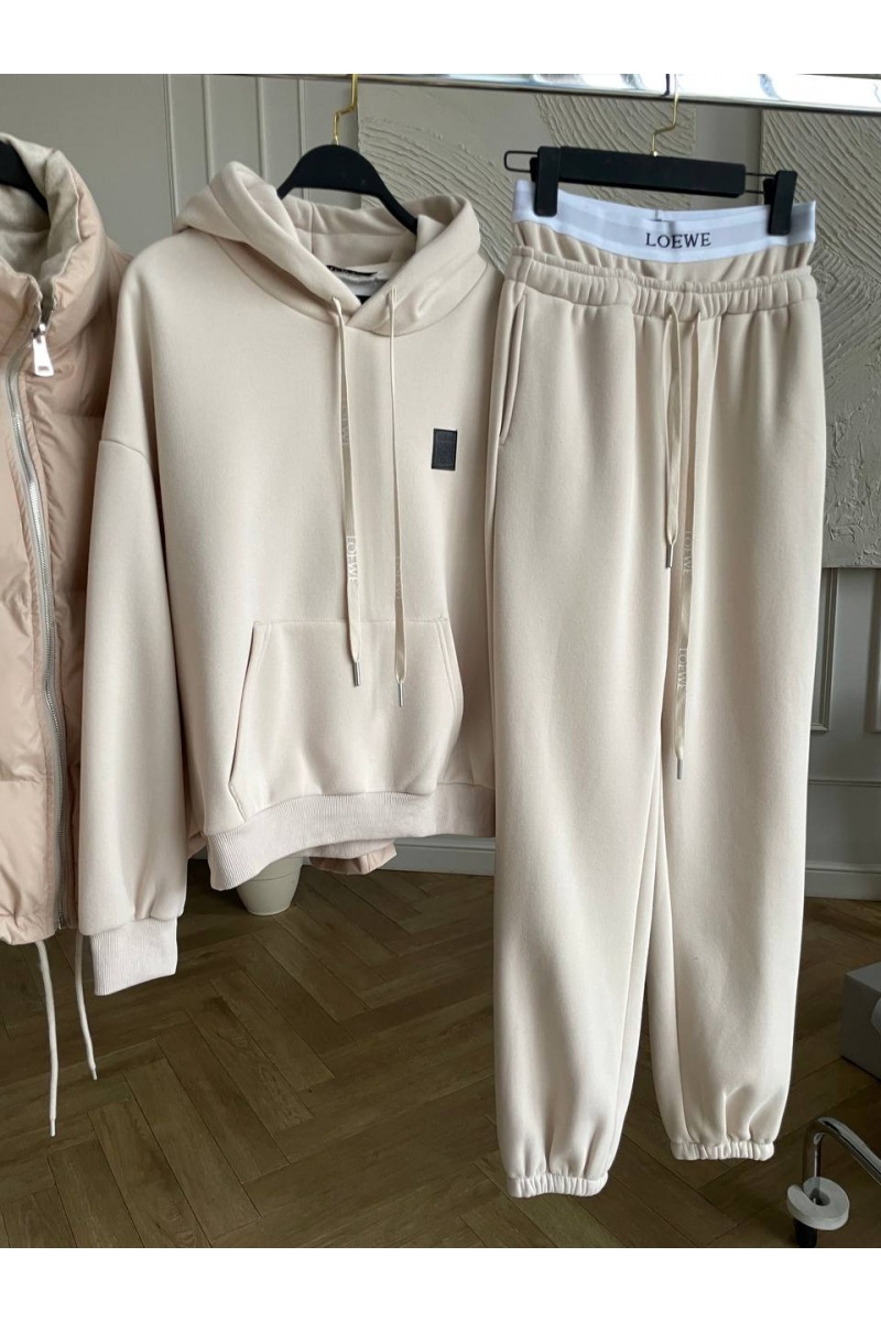 Loewe Женский костюм тройка на флисе Premium - Beige