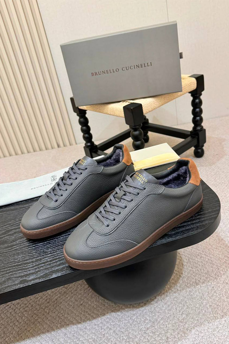 Brunеllо Сuсinеlli Кожаные кроссовки с мехом 