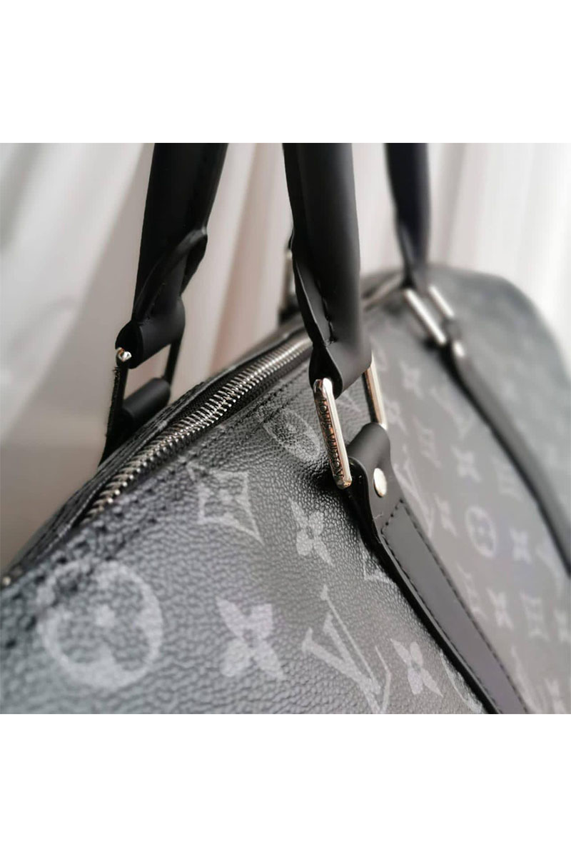 Lоuis Vuittоn Дорожная сумка Keepall Monogram Eclipse 50x28 см