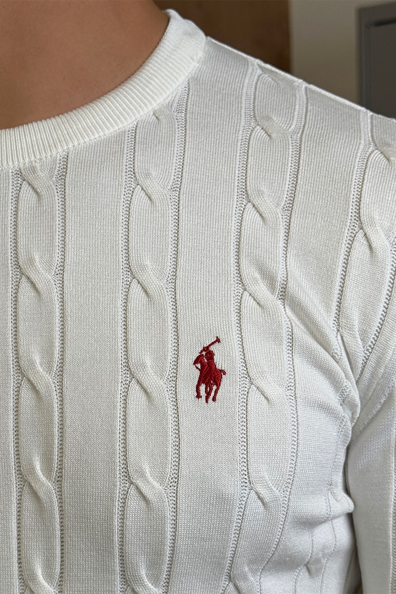 Polo Ralph Lauren Мужская белая футболка 