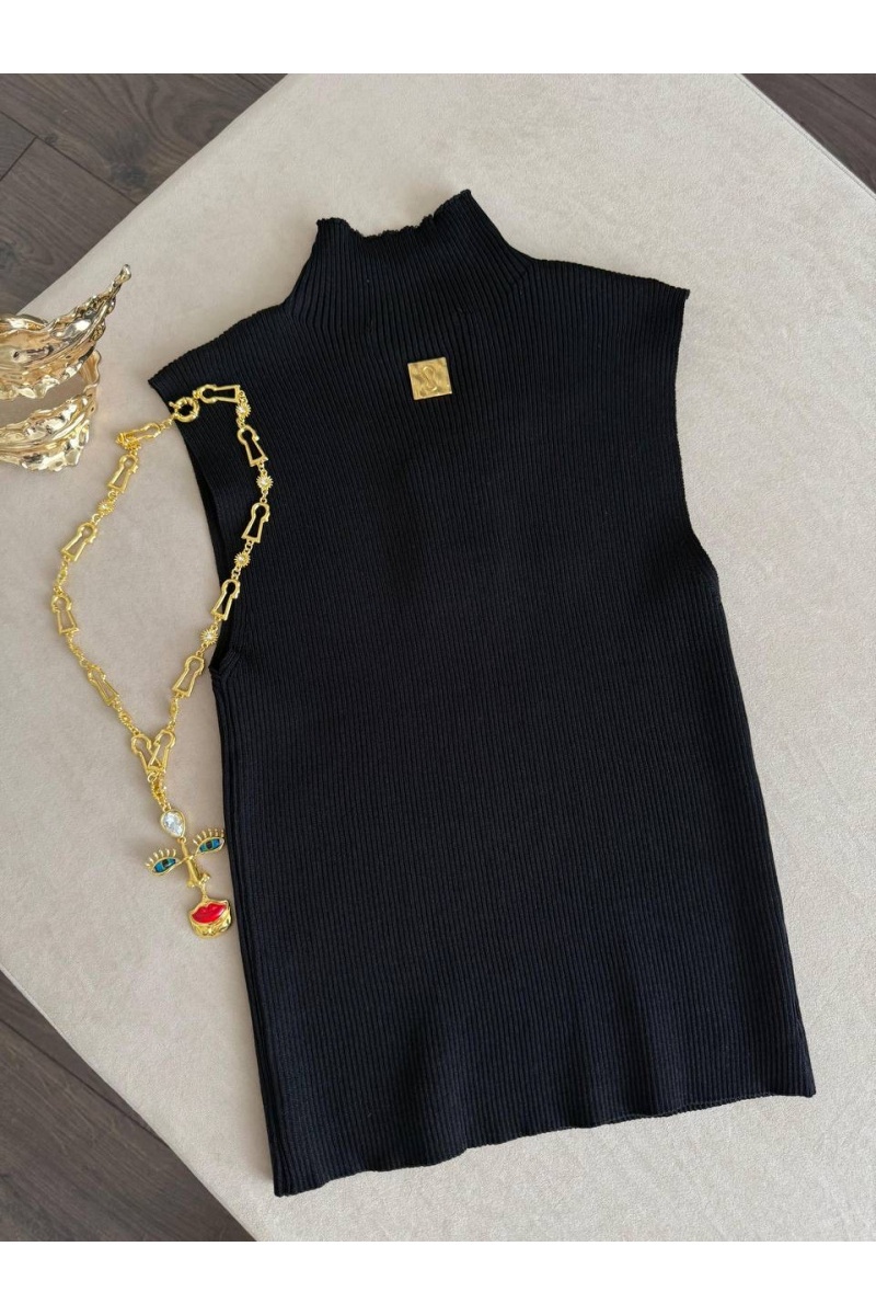 Schiaparelli Женский чёрный топ 