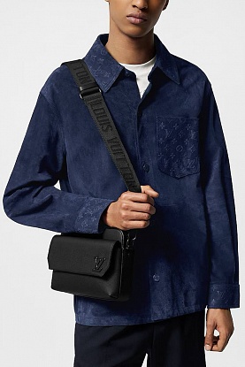 Кожаная сумка Fastline Messenger 24x18 см