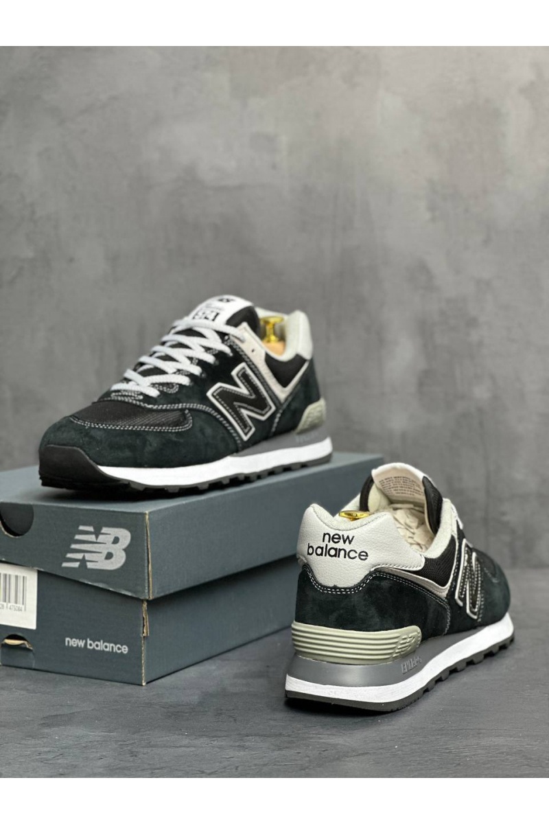 Sneakers Кроссовки 574 "Triple Contrast Black"
