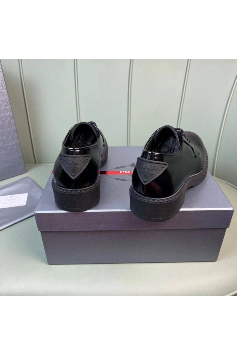 Prada Мужские кожаные ботинки Premium