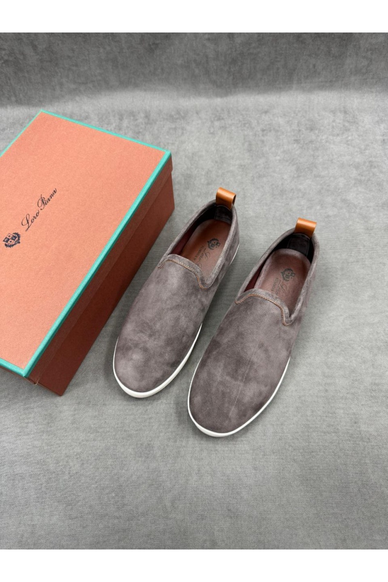 Loro Piana Мужские лоферы Venice Walk - Grey
