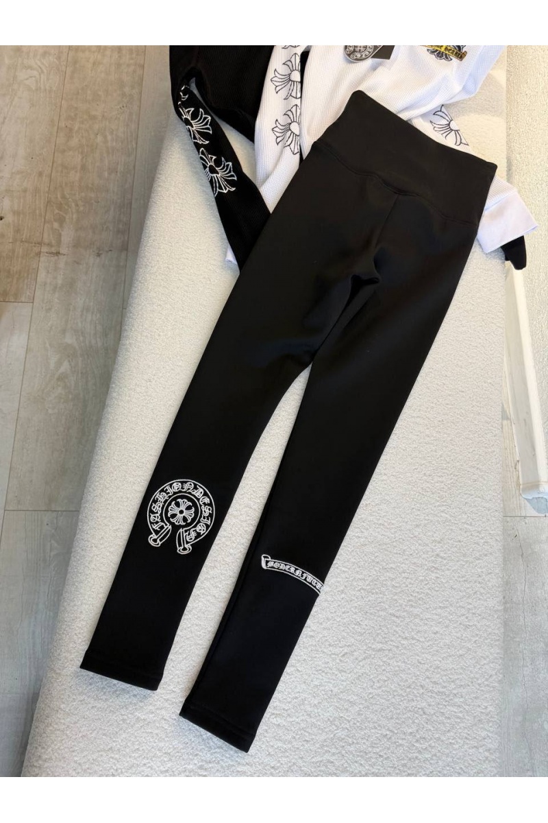 Chrome Hearts Женские утеплённые леггинсы premium
