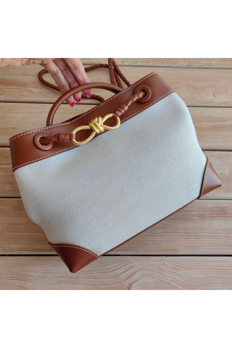 BV Женская сумка Small Andiamo Top Handle Bag 25x20 см (2 расцветки)