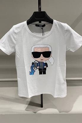 Женская белая футболка "Aquarius"