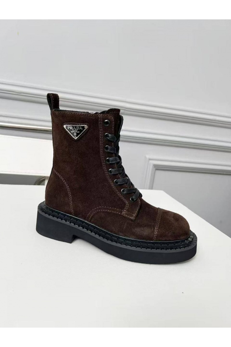 Prada Женские замшевые ботинки 