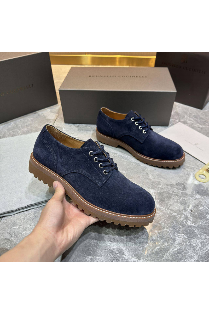 Brunеllо Сuсinеlli Замшевые ботинки синего цвета