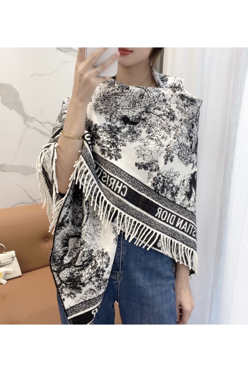 Dior Шарф Toile de Jouy Sauvage premium 140x140 см