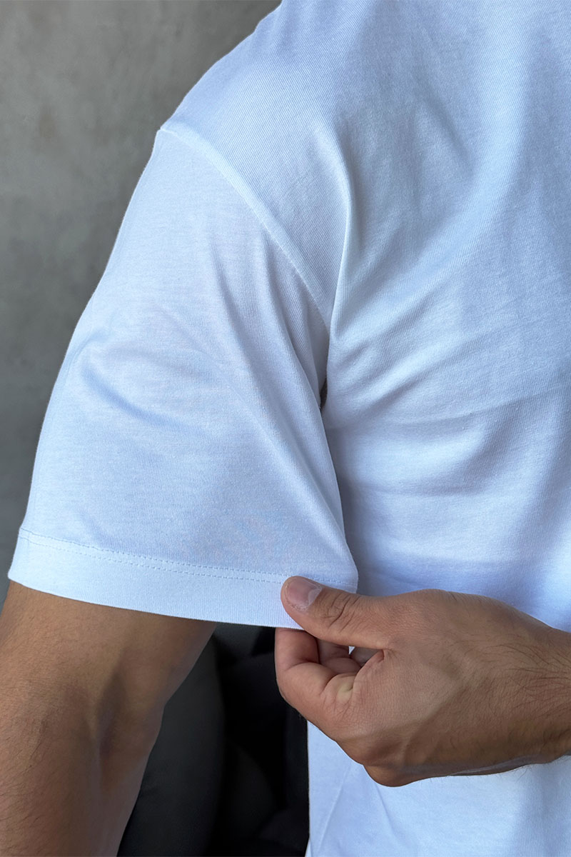 Polo Ralph Lauren Мужская белая футболка "Bear"