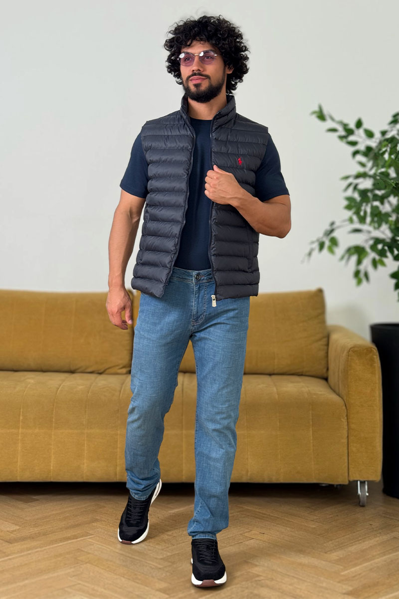 Polo Ralph Lauren Мужской жилет синего цвета 