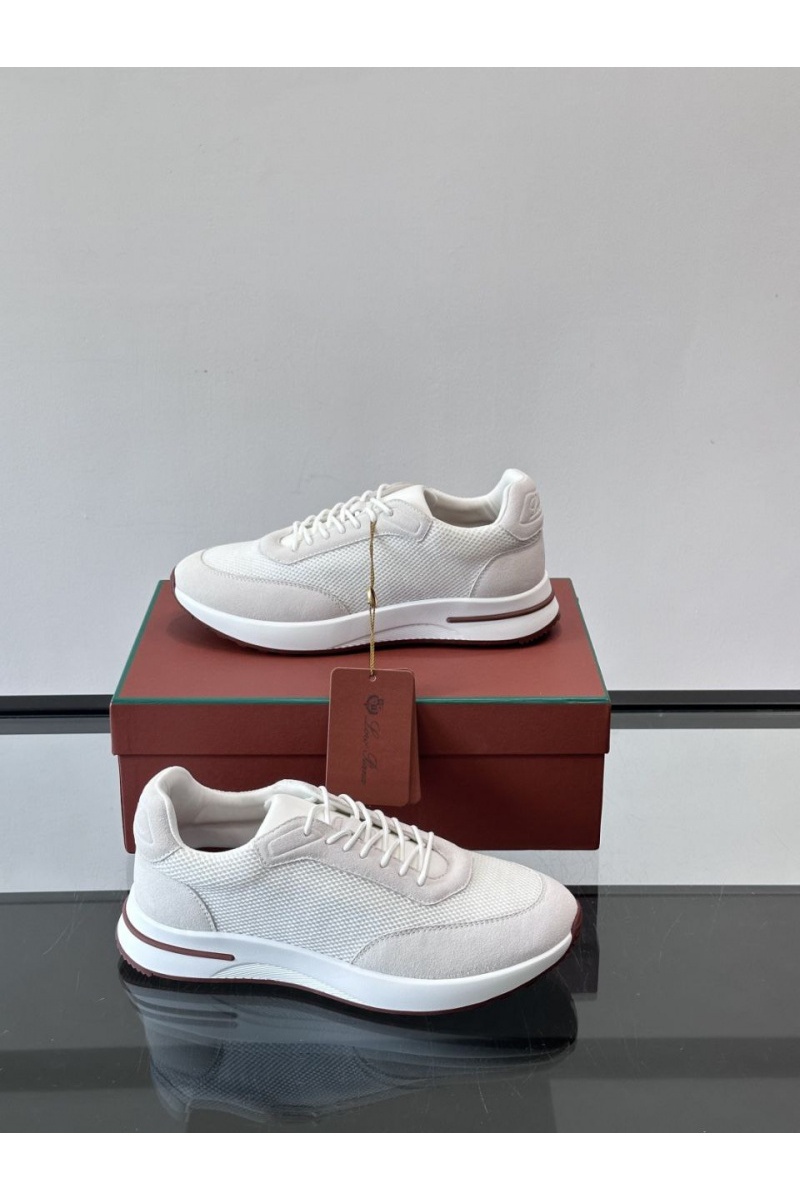 Loro Piana Мужские кроссовки Week End Walk - White