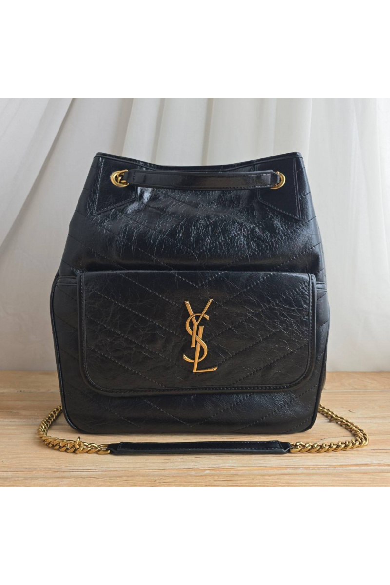 Yves Saint Laurent Кожаная сумка Niki 28x28 см