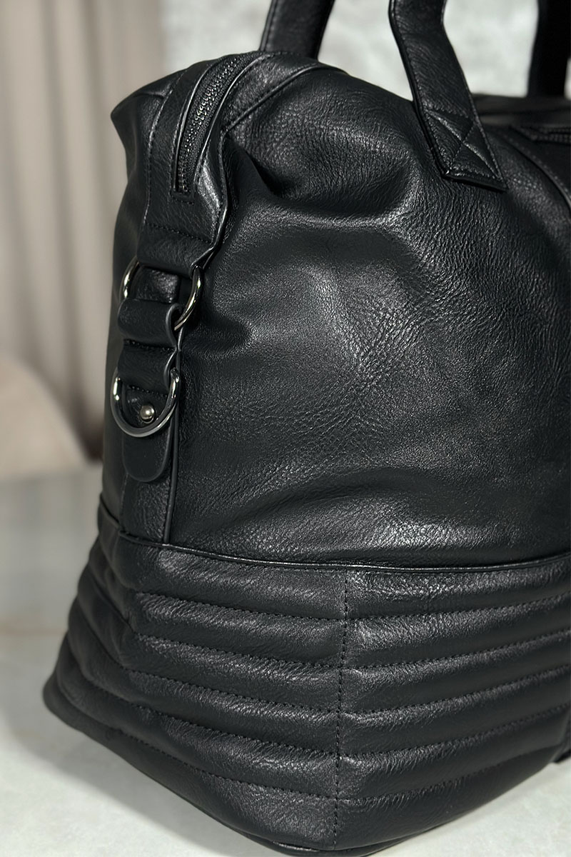 Dirk Bikkembergs Чёрная дорожная сумка 39x51x23 см