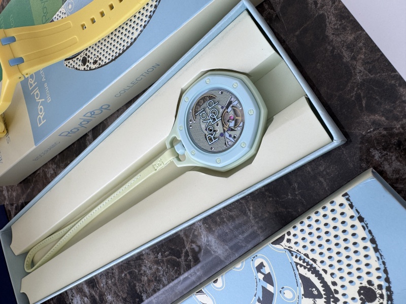 Designer Clothing Часы Audemars Piguet × Swatch Royal Pop Blaue Acht premium 