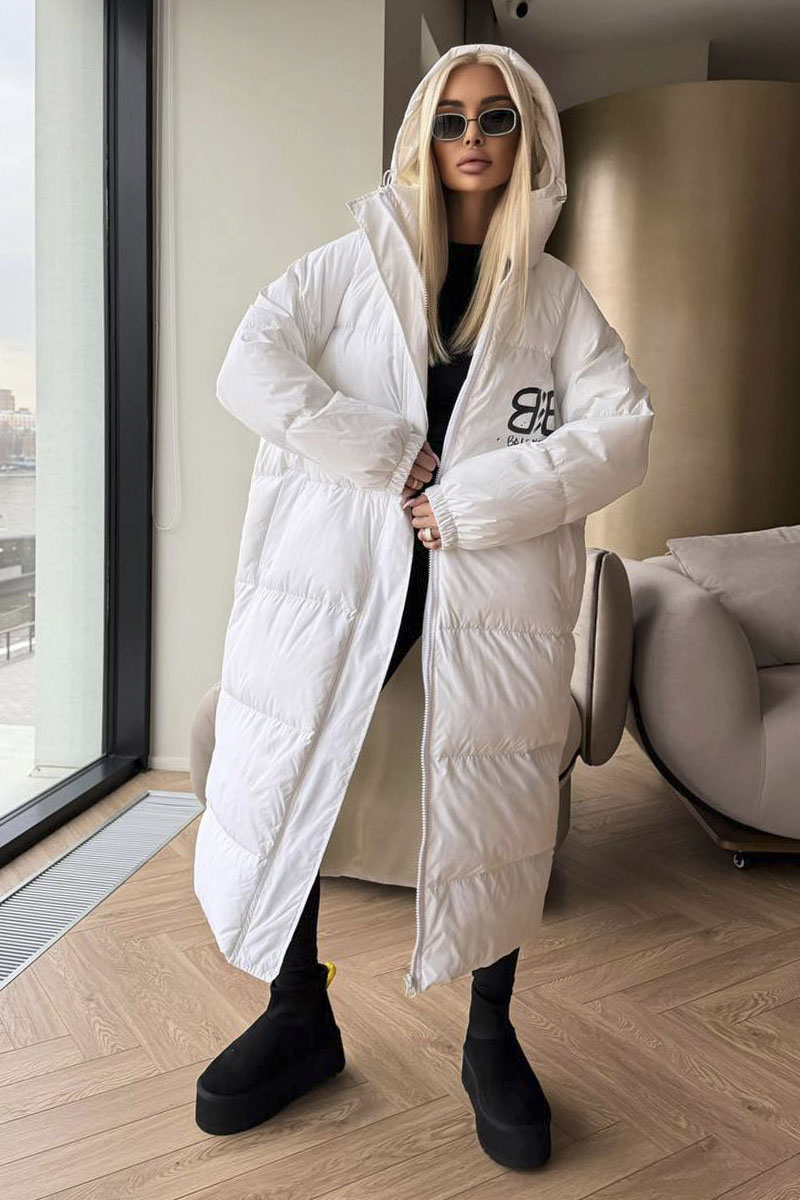 Balenciaga Женская пуховая куртка Premium - White