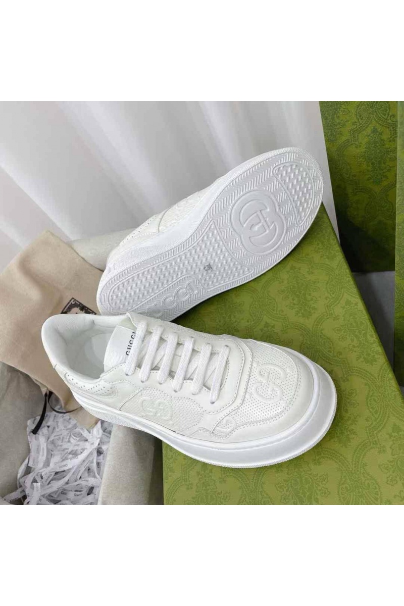 Gucci Женские кроссовки GG Chunky B - White