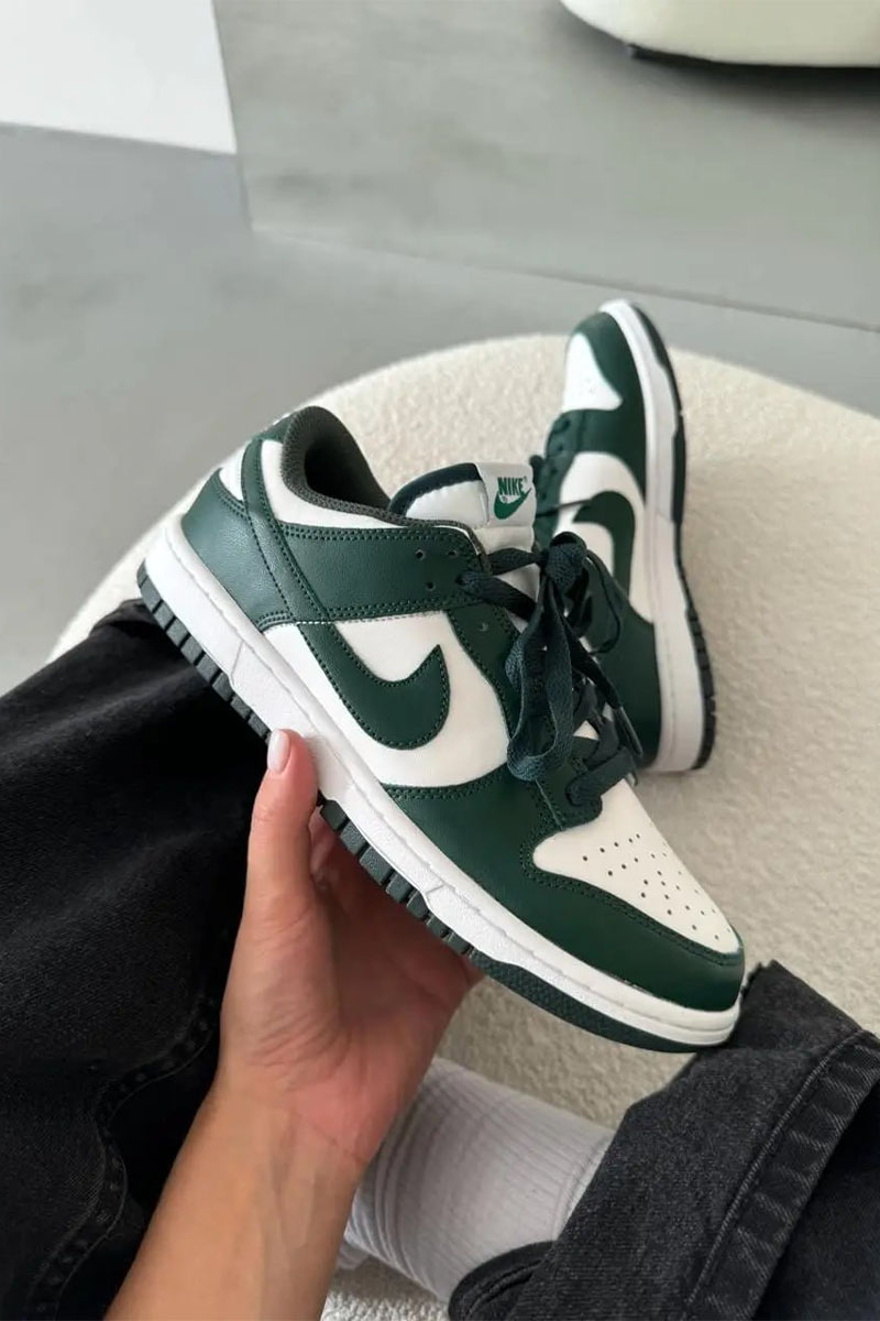 Nike Кроссовки Dunk Low - Green Michigan
