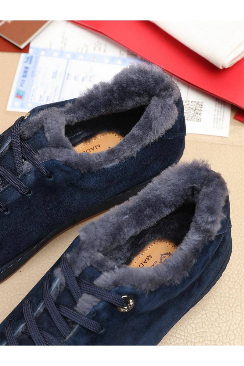 Loro Piana Зимние кроссовки с мехом 