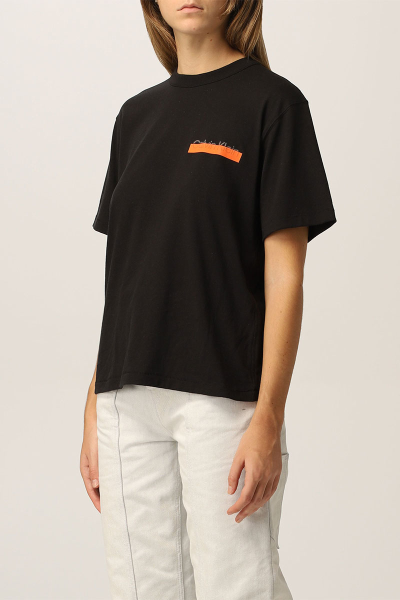 Heron Preston Чёрная футболка Orange 2.0