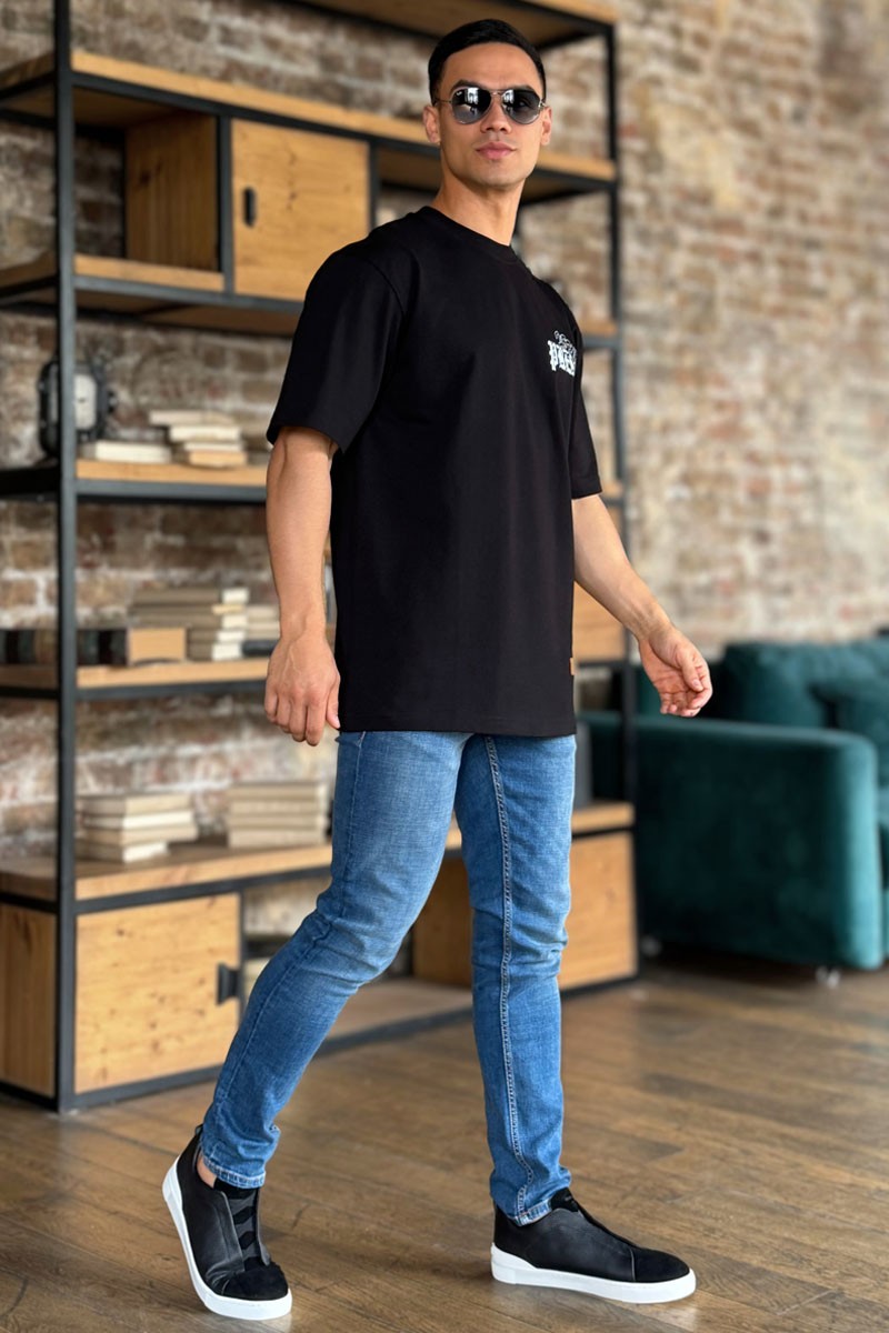 Heron Preston Чёрная оверсайз футболка