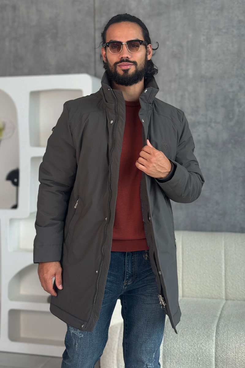 Loro Piana Мужская парка цвета хаки