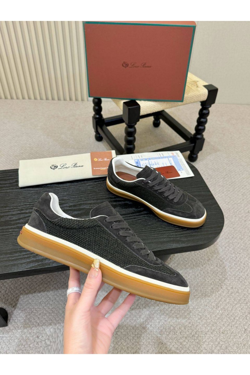 Loro Piana Мужские кроссовки Tennis Walk - Grey